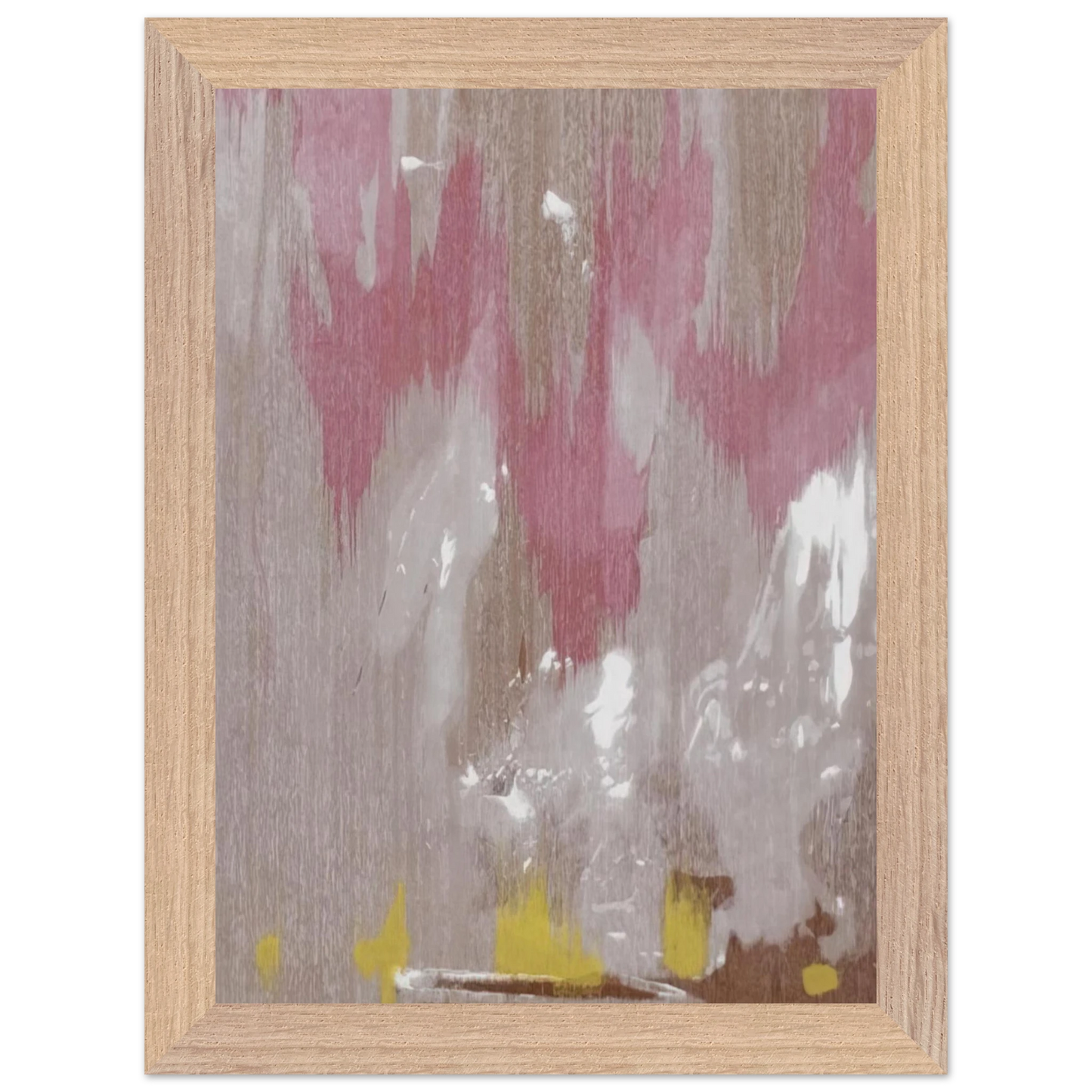 Helen Frankenthaler - Tales of Genji IV - 1998 Wall art - A2 (42 x 59.4  cm) - Premium Wooden Framed Poster With Fine Art Paper - Wood frame