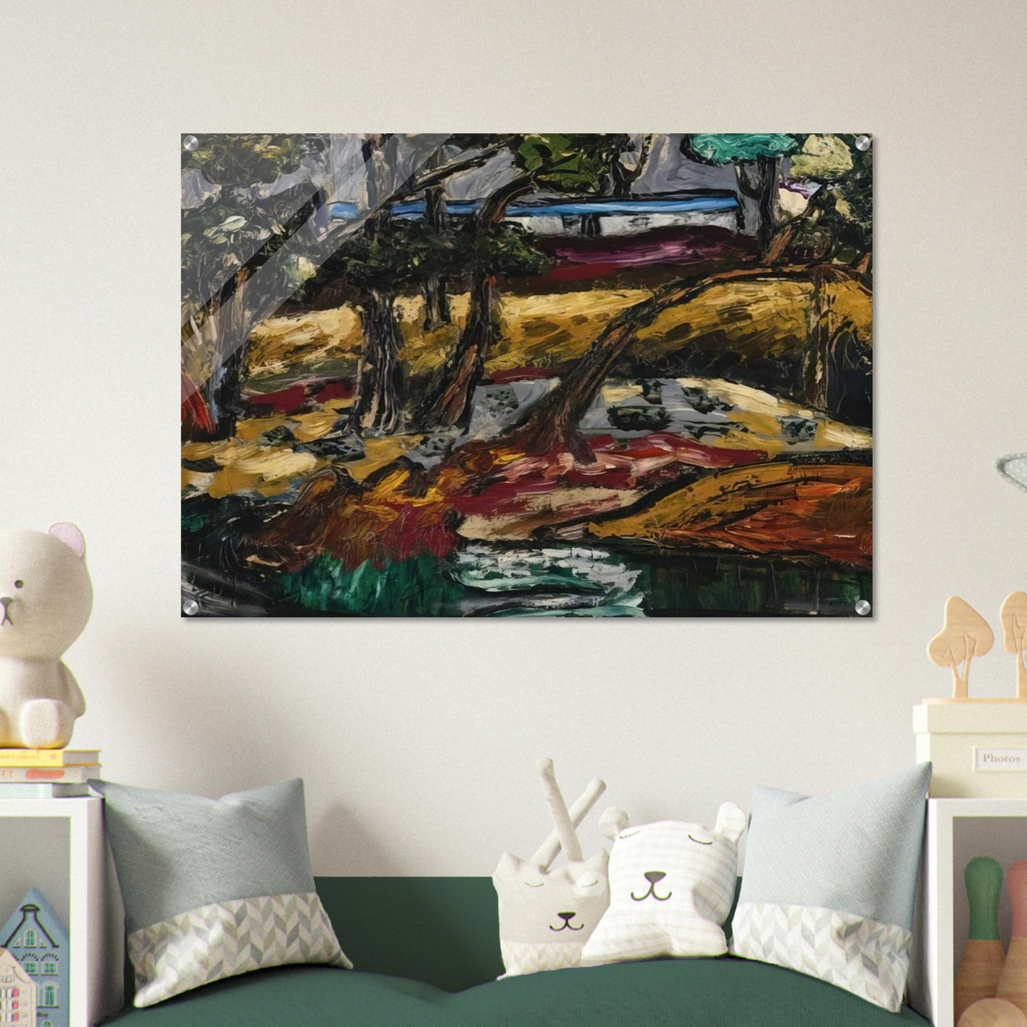 Landscape - Expressionism - Forrest Bess Acrylic Print - 70x100 cm / 28x40″ inches | Forrest Bess Wall Art | Forrest Bess Prints