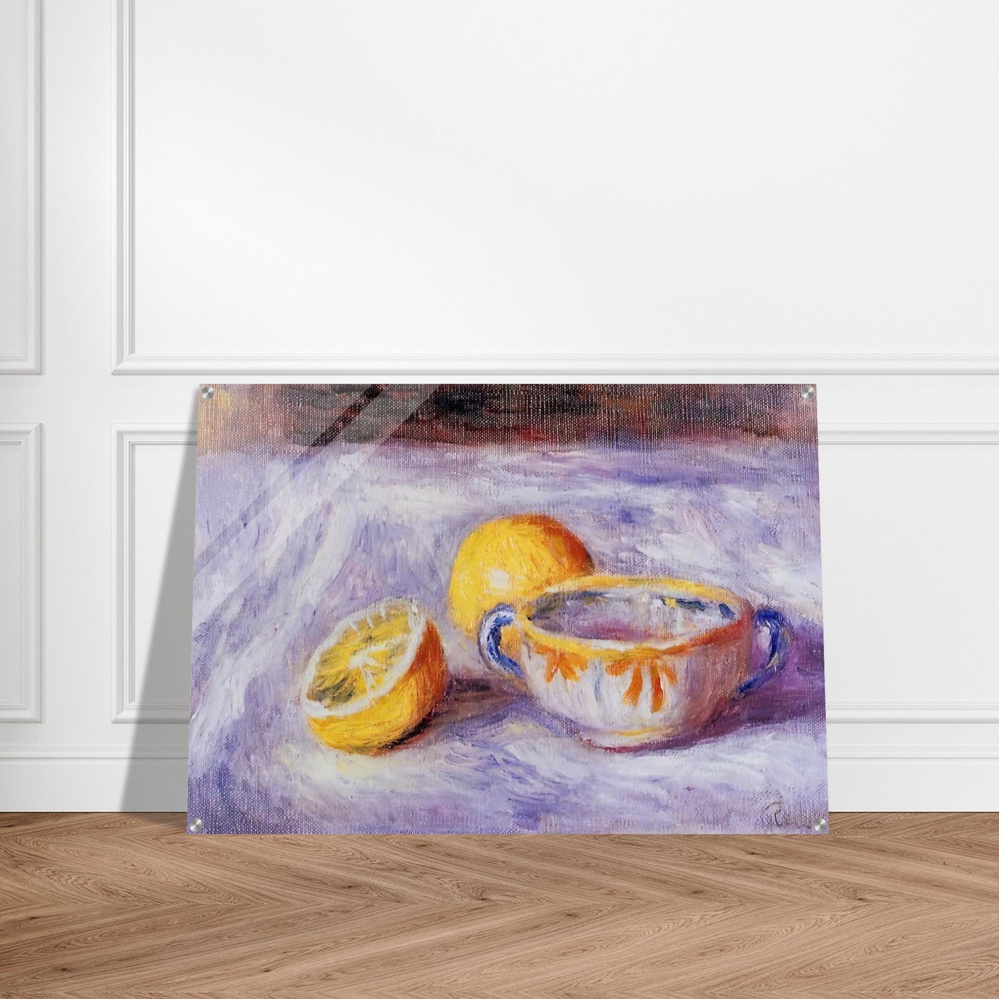 Still Life with Lemons - Pierre-Auguste Renoir Acrylic Print - 70x100 cm / 28x40″ inches