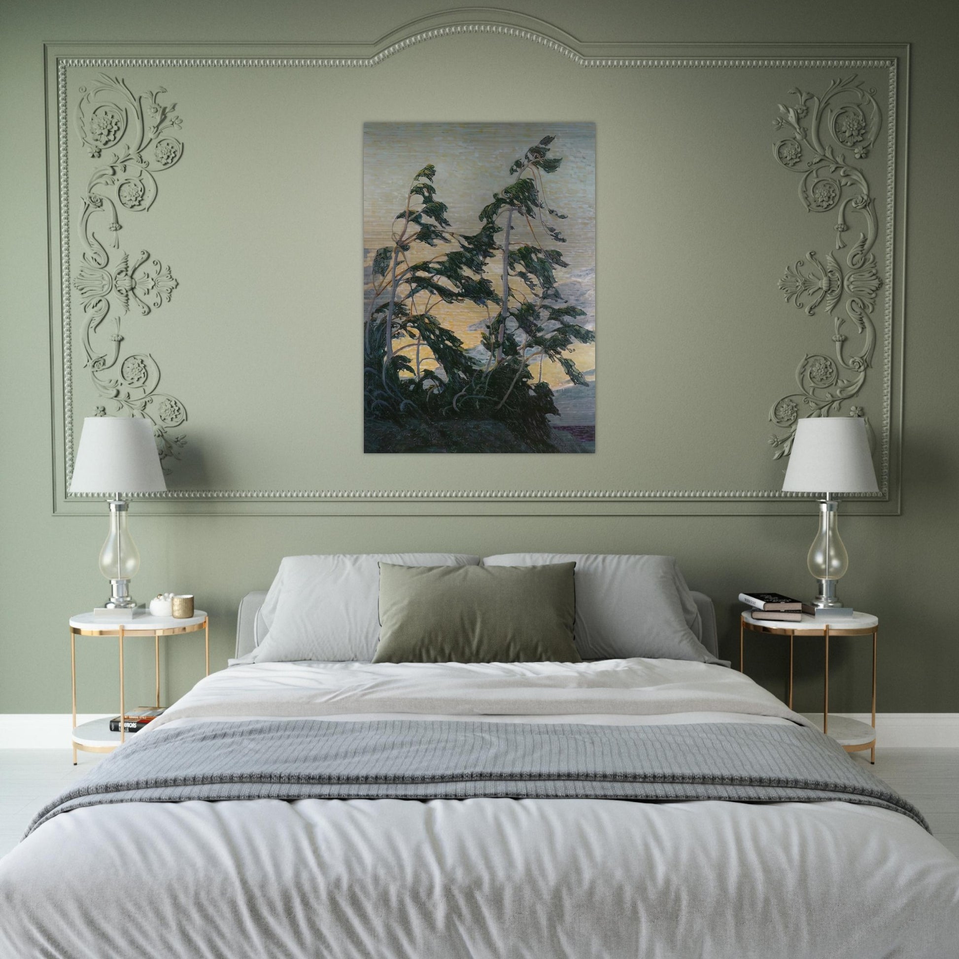 PINE ISLAND GEORGIAN BAY 1916 - Tom Thomson Brushed Aluminum Print - 70x100 cm / 28x40 inches | Tom Thomson Aluminum Print | Tom Thomson Prints