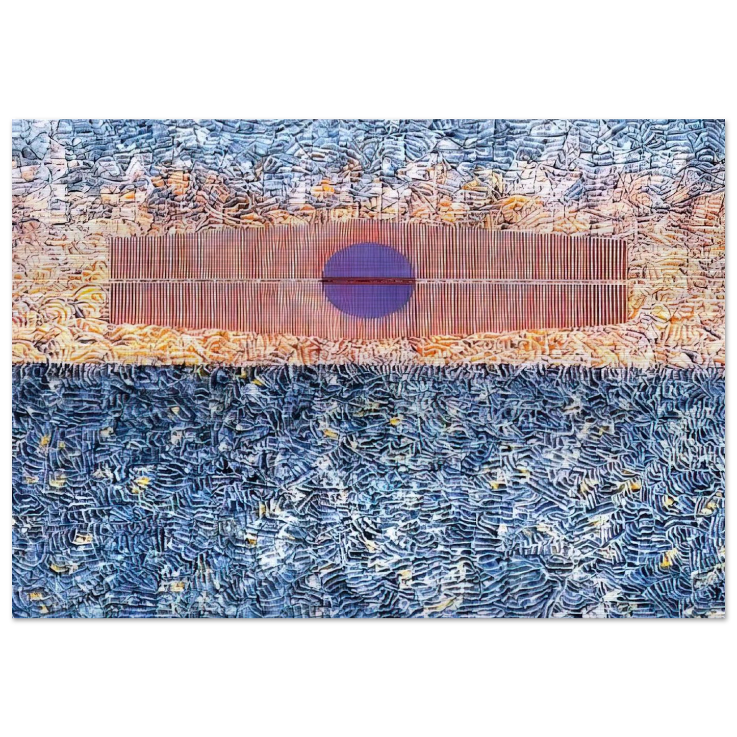 Silent Protest - 1976 - Jimmy Ernst Brushed Aluminum Print - 70x100 cm / 28x40 inches | Jimmy Ernst Aluminum Print | Jimmy Ernst Prints