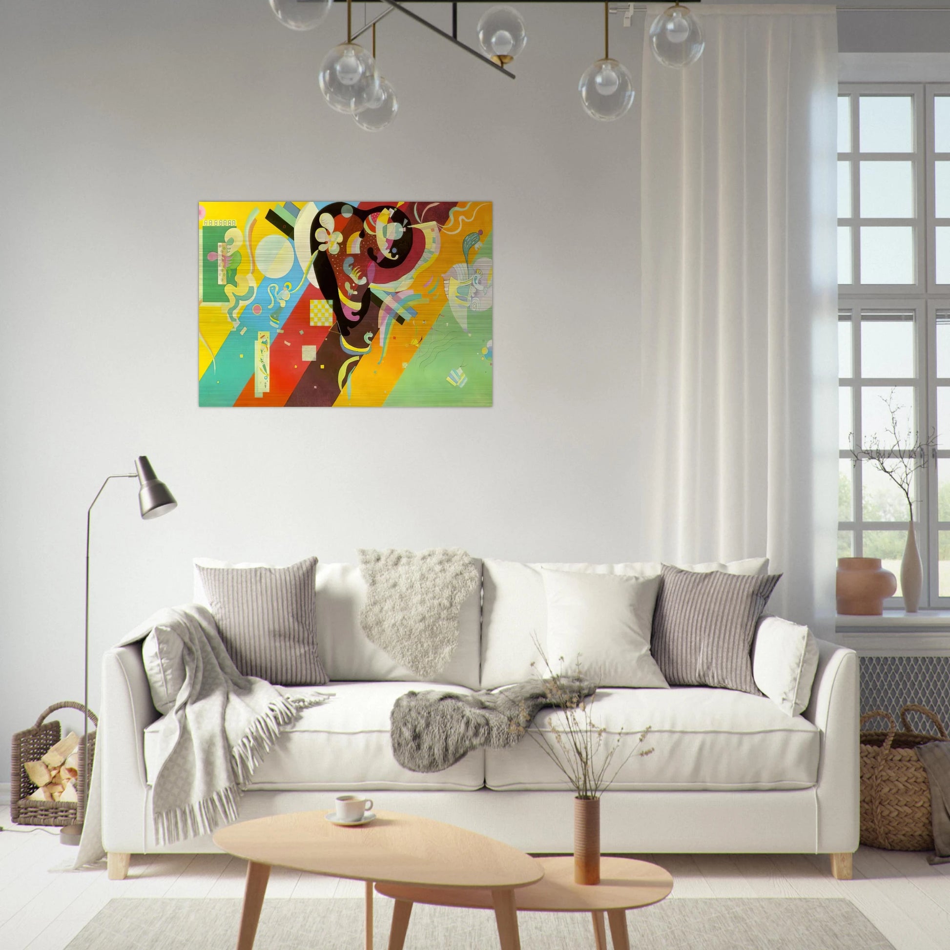 COMPOSITION IX 1936 - Wassily Kandinsky Brushed Aluminum Print - 70x100 cm / 28x40 inches | Wassily Kandinsky Aluminum Print | Wassily Kandinsky Prints