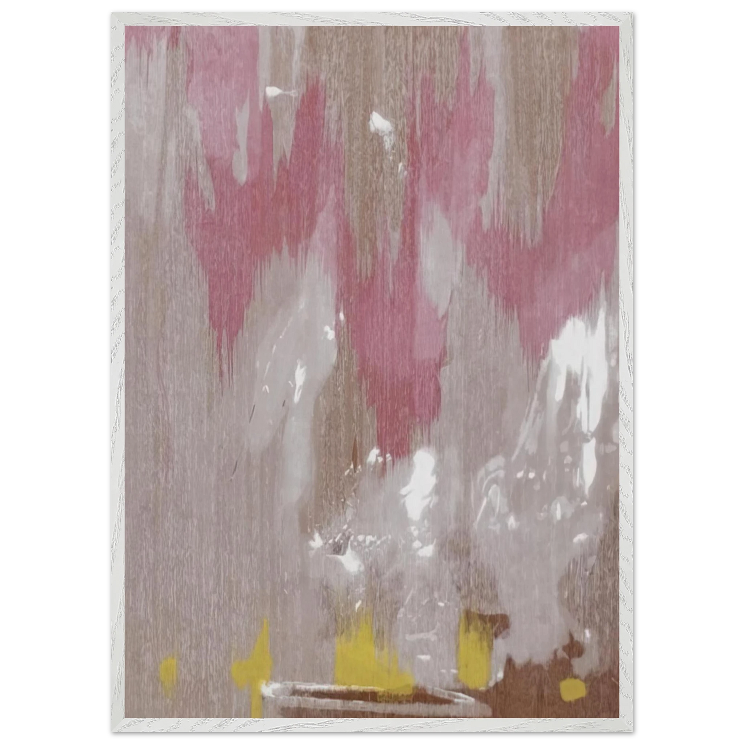Helen Frankenthaler - Tales of Genji IV - 1998 Wall art - 13x18 cm / 5x7 inches - Premium Wooden Framed Poster With Fine Art Paper-canvas - Wood frame