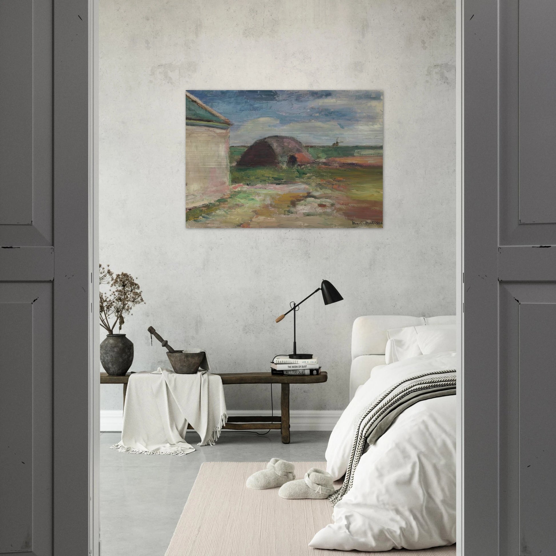 PAYSAGE DE BRETAGNE 1896 - Henri Matisse Brushed Aluminum Print - 70x100 cm / 28x40 inches | Henri Matisse Aluminum Print | Henri Matisse Prints