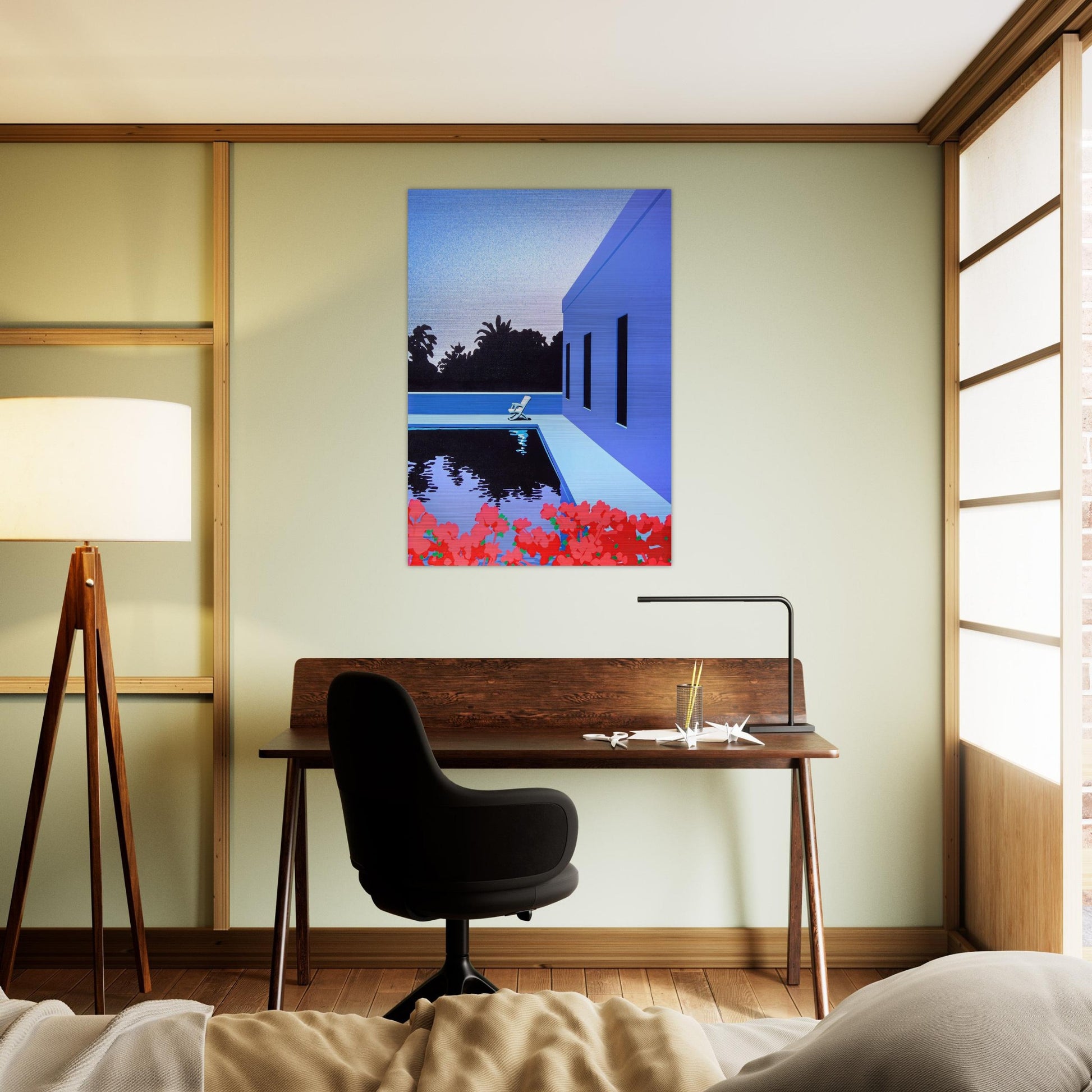 Longs for Summer - Hiroshi Nagai Brushed Aluminum Print - 70x100 cm / 28x40 inches | Hiroshi Nagai Aluminum Print | Hiroshi Nagai Prints