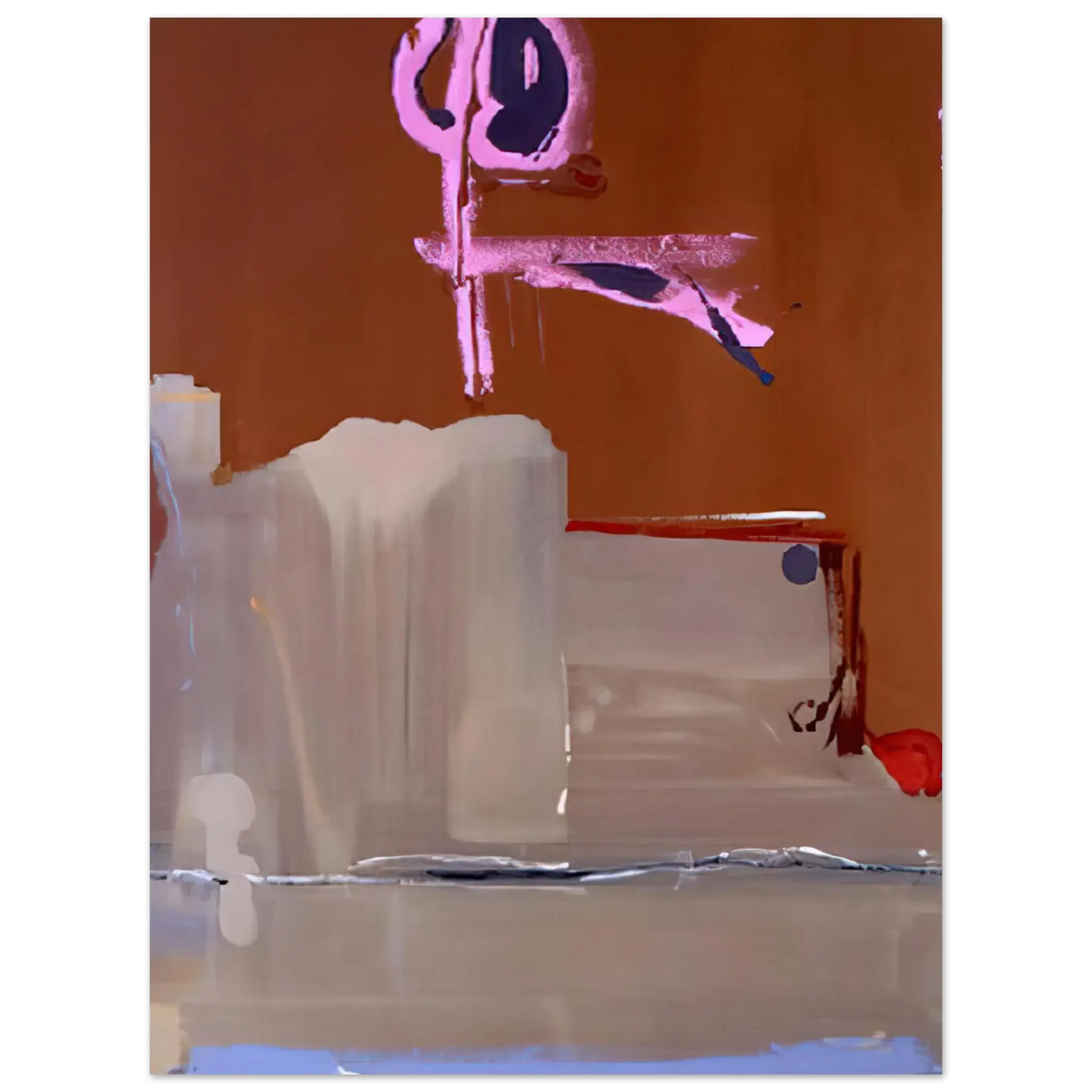Helen Frankenthaler - Captain s Watch - 1986 Wall art - 50x70 cm / 20x28 Inches - Fine Art Poster - -