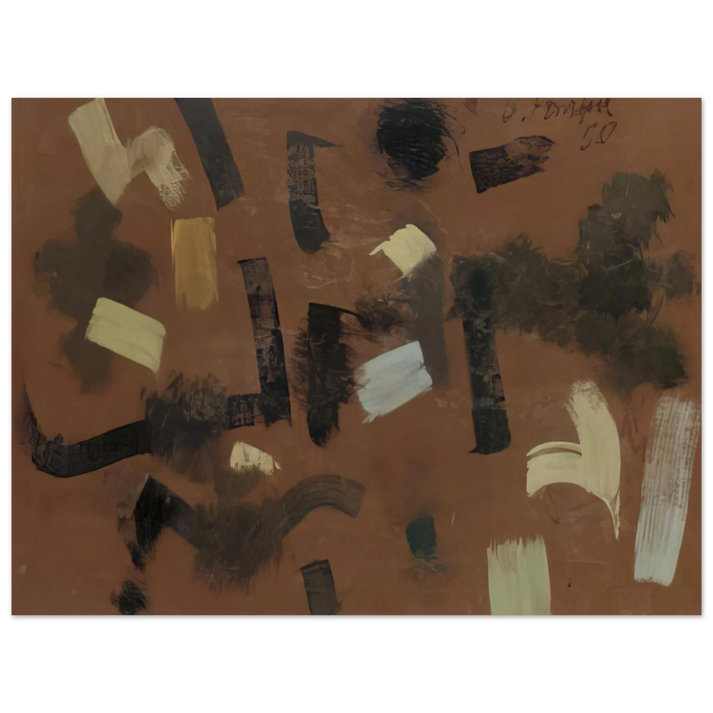 Bradley Walker Tomlin - Number 3 - 1950  75x100 cm / 30x40inches Fine Art Poster