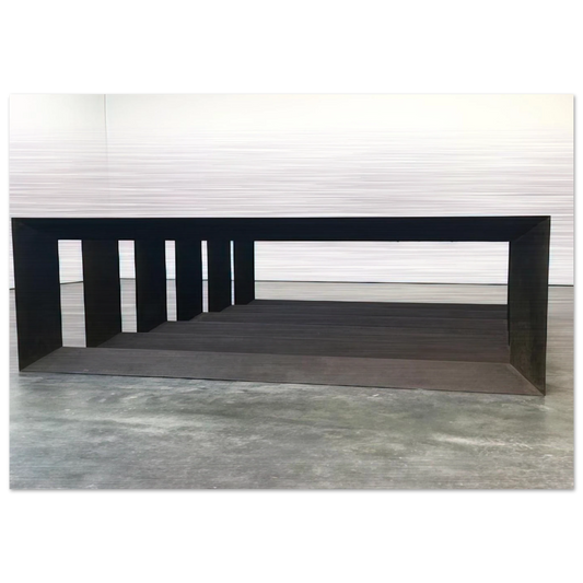 Untitled JUDDO0517 - 1979 - Donald Judd Brushed Aluminum Print - 70x100 cm / 28x40 inches | Donald Judd Aluminum Print | Donald Judd Prints