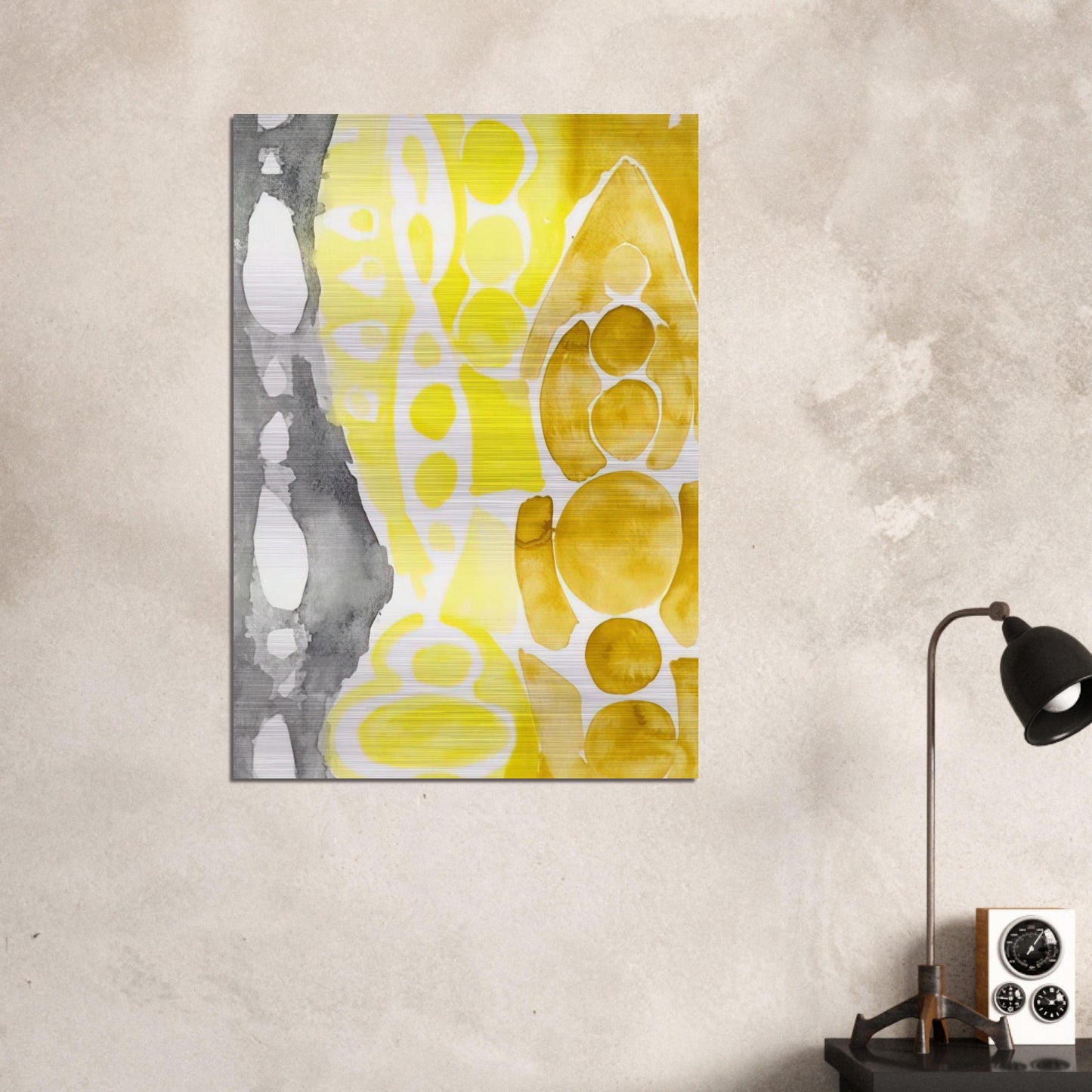 Siebdruck 1966 - 1 NOR - 1966 - Ernst Wilhelm Nay Brushed Aluminum Print - 70x100 cm / 28x40 inches | Ernst Wilhelm Nay Aluminum Print | Ernst Wilhelm Nay Prints