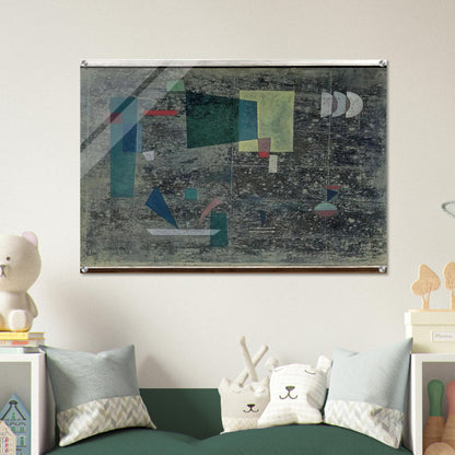 CIRCULATION SLOWED 1931 - Wassily Kandinsky Acrylic Print - 70x100 cm / 28x40″ inches | Wassily Kandinsky Wall Art | Wassily Kandinsky Prints
