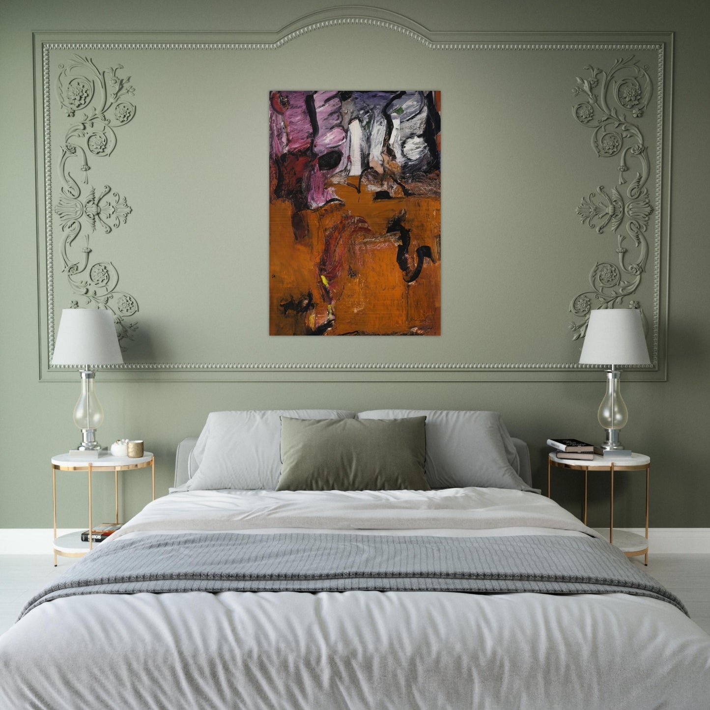 Pallas Athena--Earth - Grace Hartigan Brushed Aluminum Print - 70x100 cm / 28x40 inches | Grace Hartigan Aluminum Print | Grace Hartigan Prints