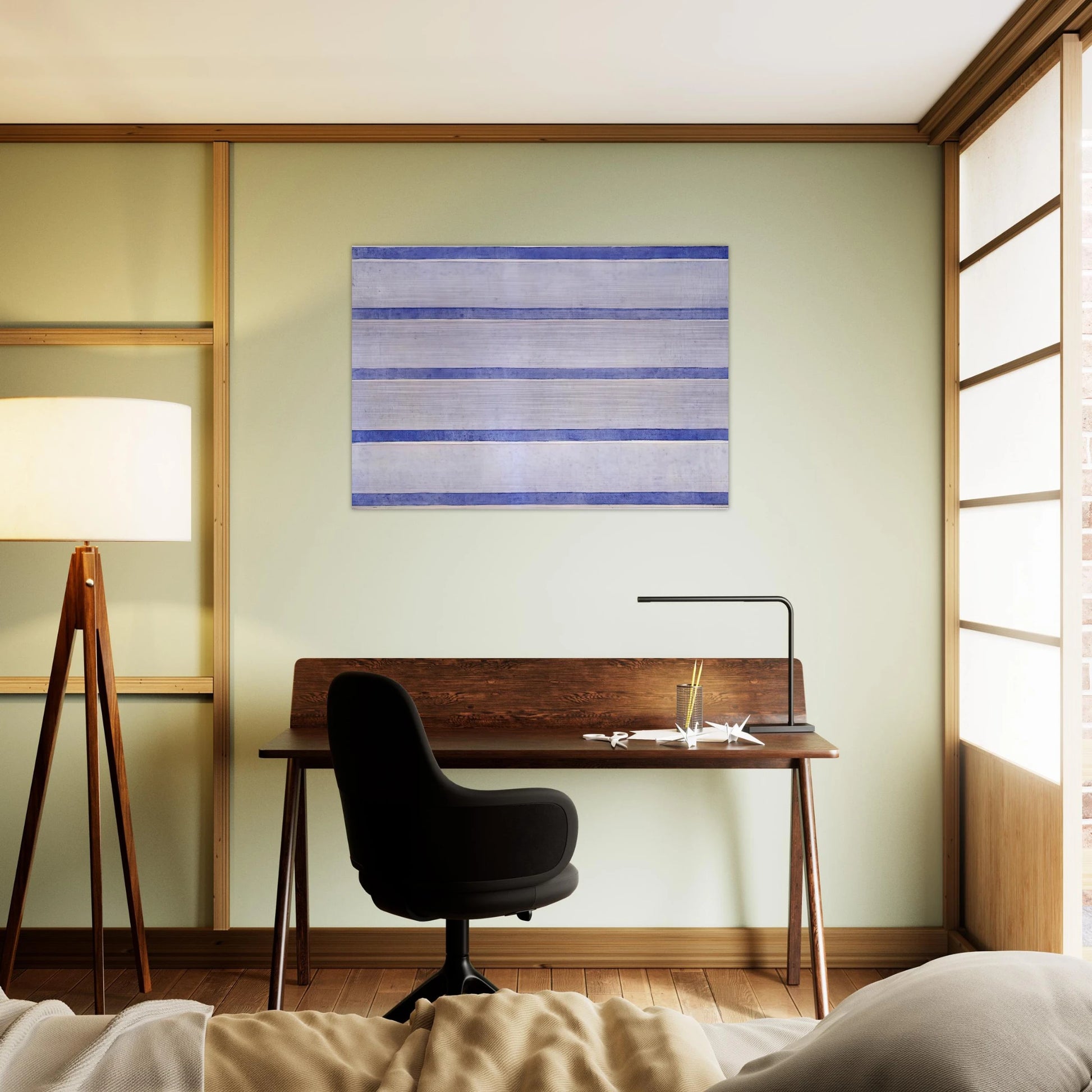 Untitled - Agnes Martin Brushed Aluminum Print - 70x100 cm / 28x40 inches | Agnes Martin Aluminum Print | Agnes Martin Prints