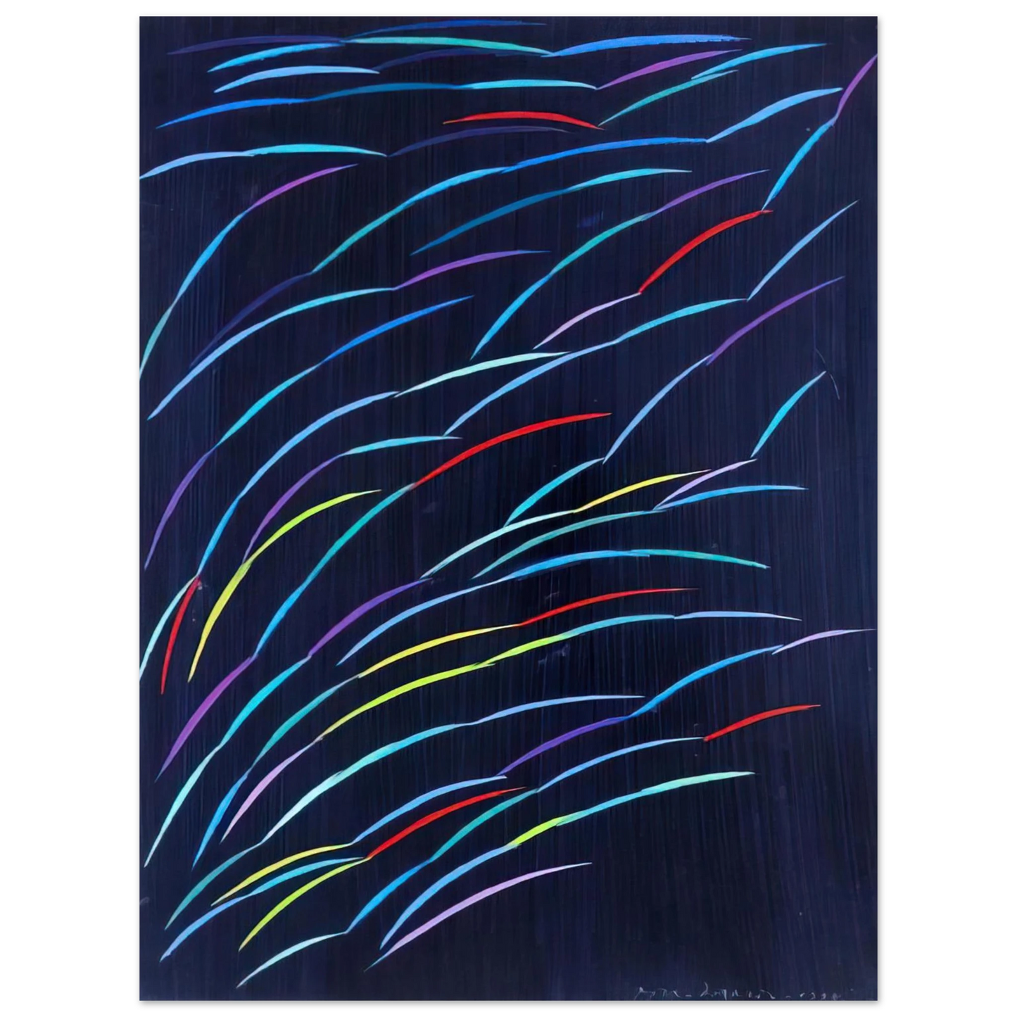 Piero Dorazio - Untitled - 1998  75x100 cm / 30x40inches Fine Art Poster