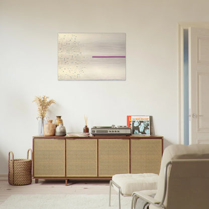 Untitled - 1976 - Gene Davis Brushed Aluminum Print - 70x100 cm / 28x40 inches | Gene Davis Aluminum Print | Gene Davis Prints