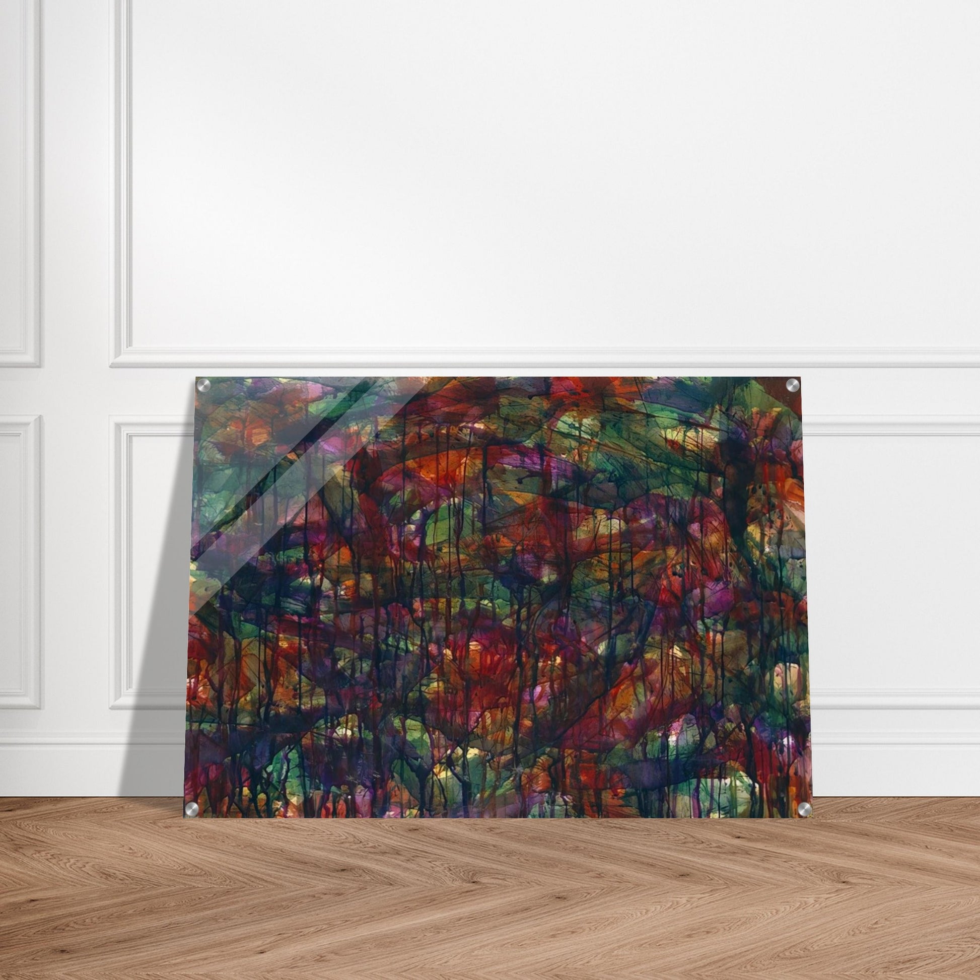 Untitled - 1957 - Norman Bluhm Acrylic Print - 70x100 cm / 28x40″ inches