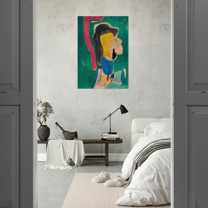 The Mannequin - Hans Hofmann Brushed Aluminum Print - 70x100 cm / 28x40 inches | Hans Hofmann Aluminum Print | Hans Hofmann Prints