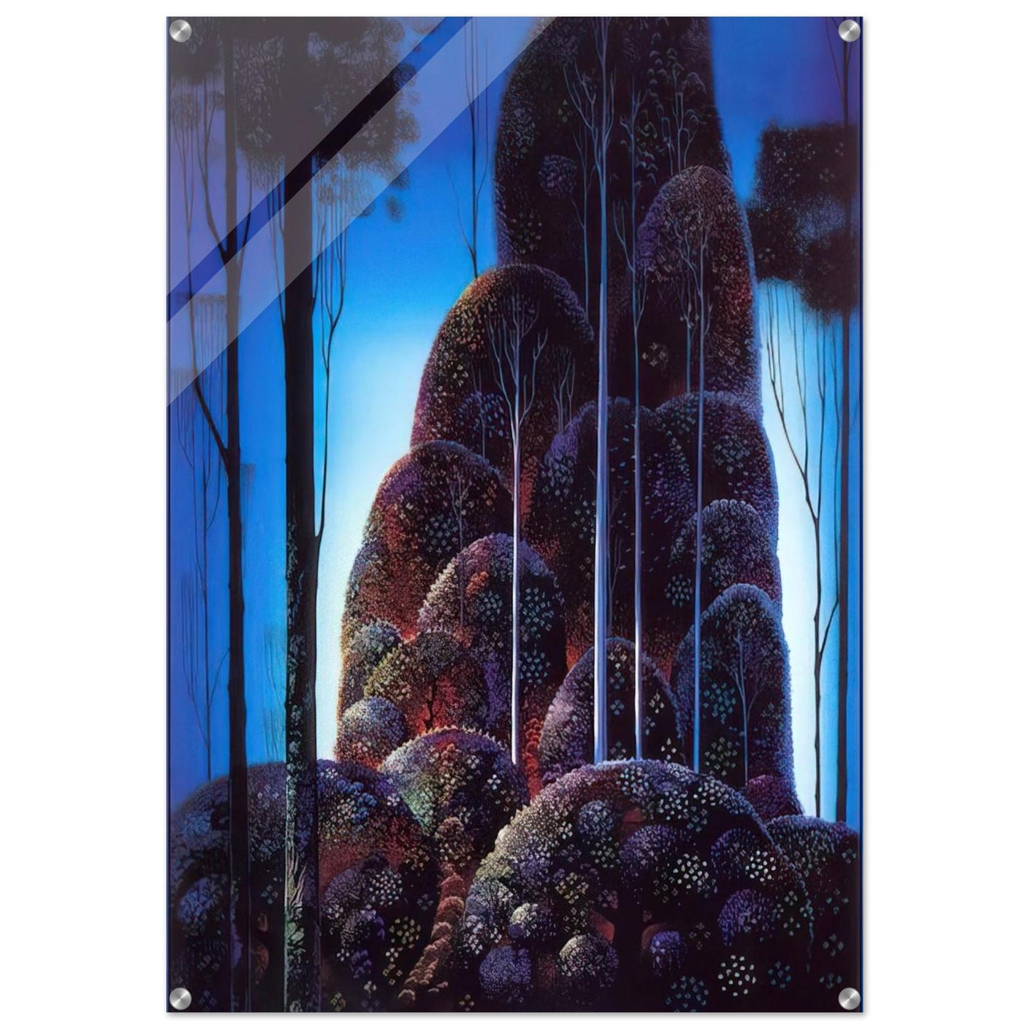 Tall Trees - Eyvind Earle Acrylic Print - 70x100 cm / 28x40″ inches
