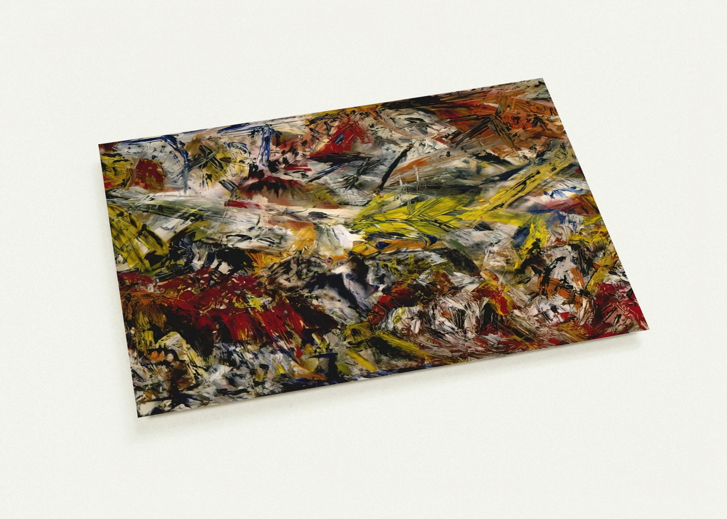 Le tumulte à la machoire crispee By Marcel Barbeau Pack of 10 Post Cards | Marcel Barbeau Post Cards | A6 (10.5 x 14.8 cm) - 4.1 x 5.8 inches