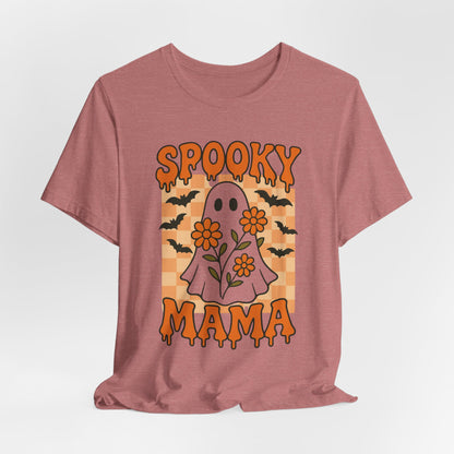 Spooky Mama Groovy Vintage Ghost Halloween Spooky Mom Moeder