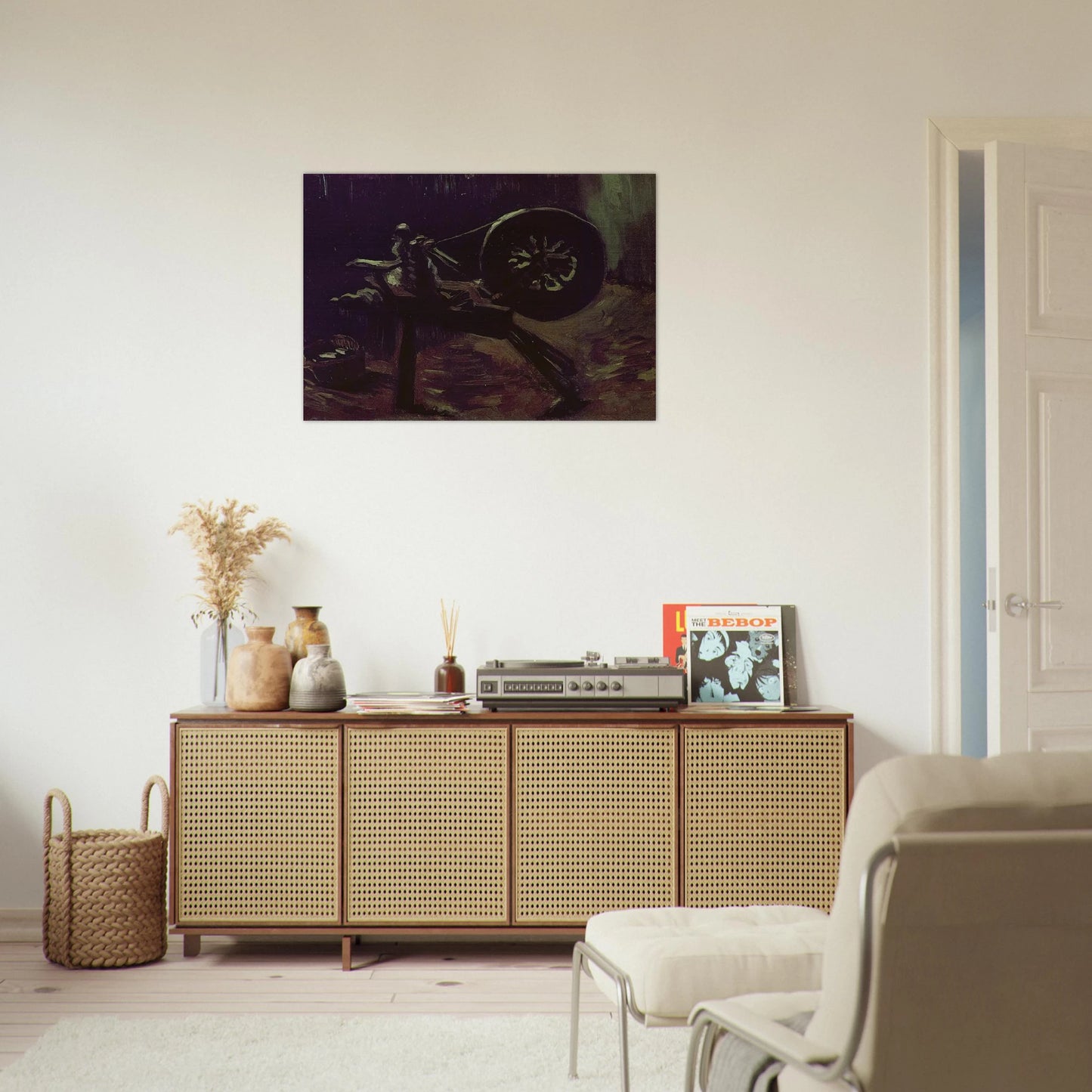 Bobbin Winder - Vincent van Gogh Brushed Aluminum Print - 70x100 cm / 28x40 inches | Vincent van Gogh Aluminum Print | Vincent van Gogh Prints