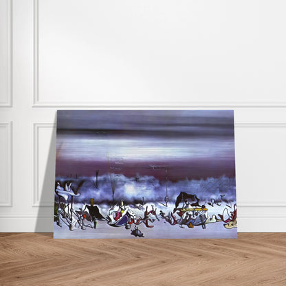 The Ribbon of Extremes - Yves Tanguy Brushed Aluminum Print - 70x100 cm / 28x40 inches | Yves Tanguy Aluminum Print | Yves Tanguy Prints