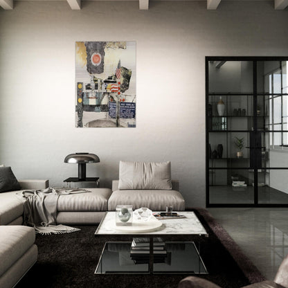 CAPTIVA CODA 2002 - Robert Rauschenberg Brushed Aluminum Print - 70x100 cm / 28x40 inches | Robert Rauschenberg Aluminum Print | Robert Rauschenberg Prints
