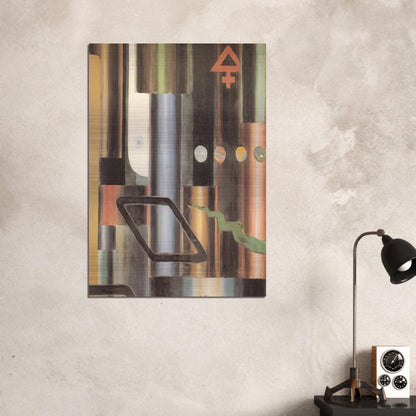La libra s'infiamma e le piramidi - 1921 - Julius Evola Brushed Aluminum Print - 70x100 cm / 28x40 inches | Julius Evola Aluminum Print | Julius Evola Prints