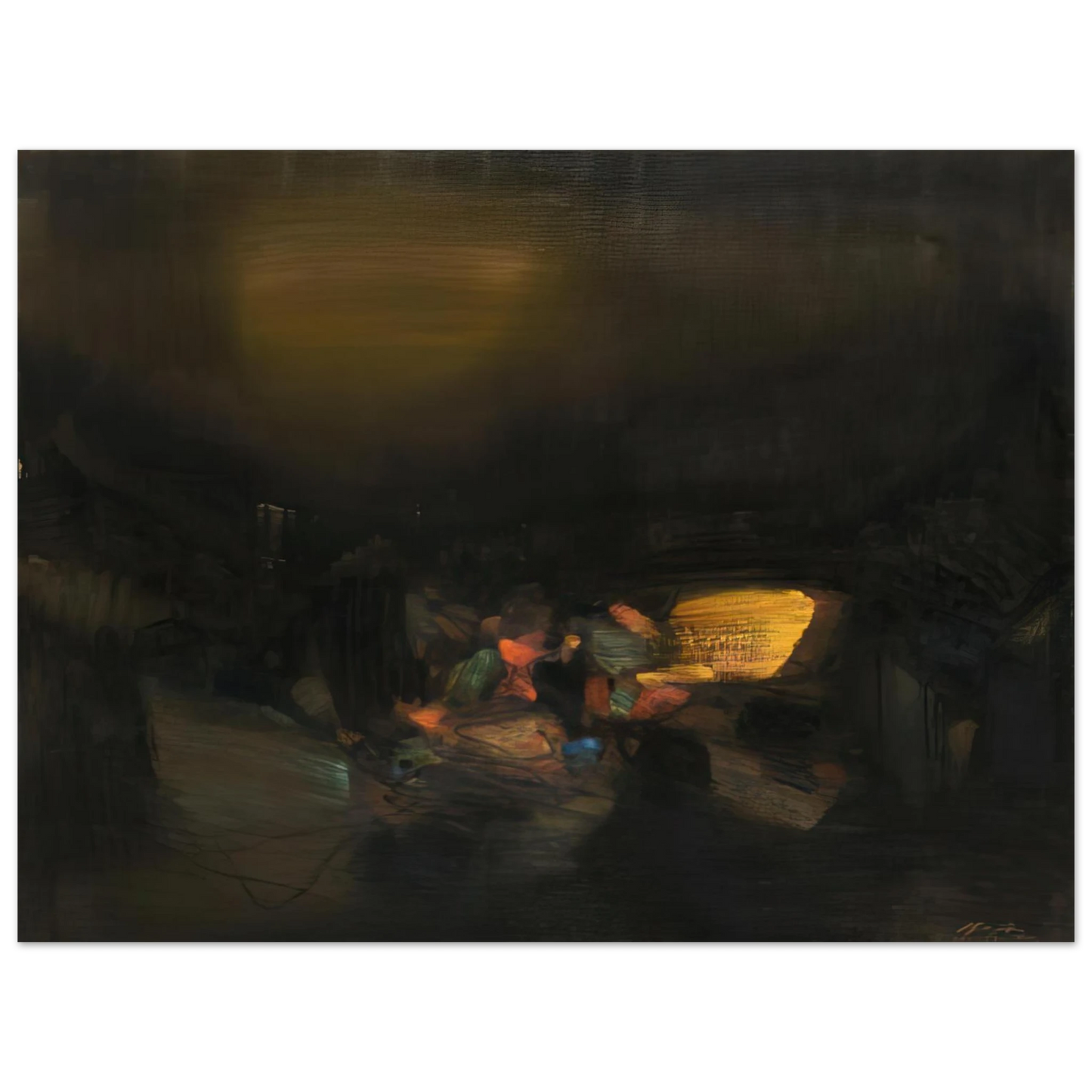 Chu teh Chun - 4 AVRIL 1979  75x100 cm / 30x40inches Fine Art Poster