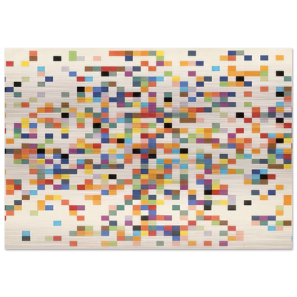 Spectrum Colors Arranged by Chance II - Ellsworth Kelly Brushed Aluminum Print - 70x100 cm / 28x40 inches | Ellsworth Kelly Aluminum Print | Ellsworth Kelly Prints
