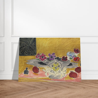 ANEMONES ET GRENADES 1946 - Henri Matisse Brushed Aluminum Print - 70x100 cm / 28x40 inches | Henri Matisse Aluminum Print | Henri Matisse Prints