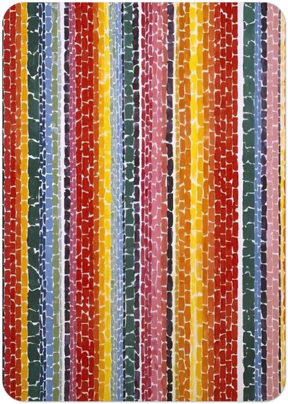 EARTH SERMON BEAUTY LOVE AND PEACE 1971 By Alma Woodsey Thomas Pack of 10 Post Cards | Alma Woodsey Thomas Post Cards | A6 (10.5 x 14.8 cm) - 4.1 x 5.8 inches