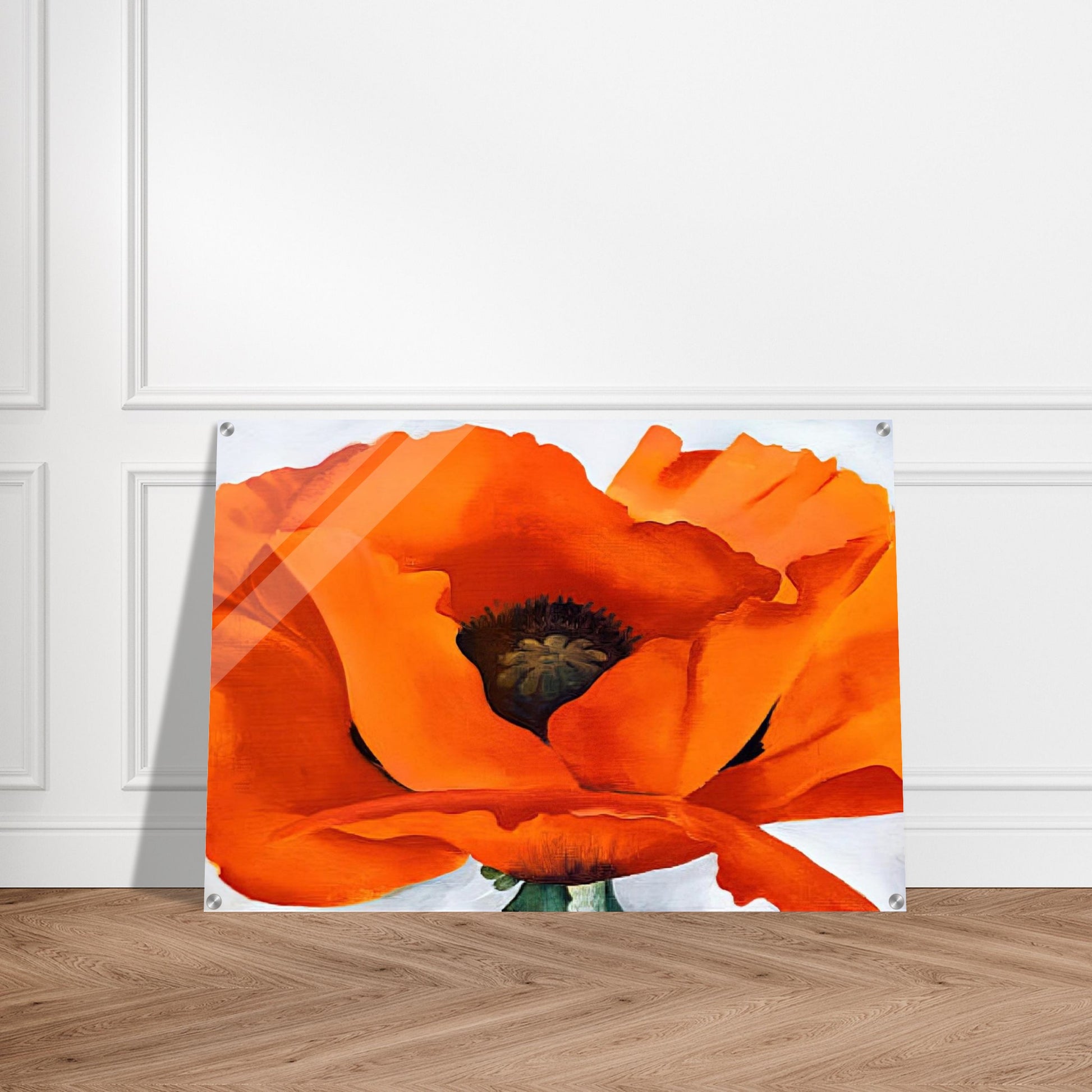 Red Poppy - Georgia O'Keeffe Acrylic Print - 70x100 cm / 28x40″ inches