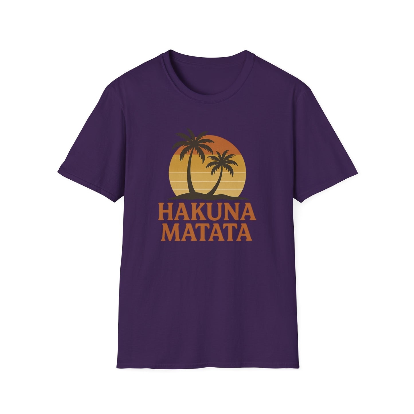 Hakuna Matata Retro Grafisch T-shirt, Geen Zorgen Positieve Vibe Shirt, Vintage 90s Geïnspireerde T-shirt, Feel Good Quote Top, Unisex Cadeau