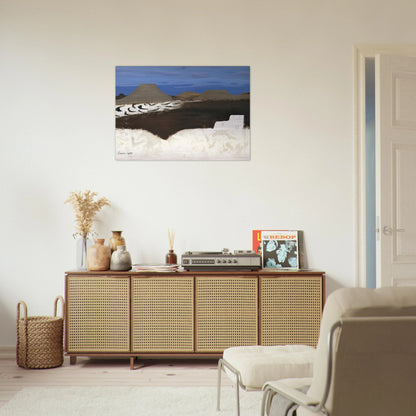 Lanzarote - 1977 - Mary Fedden Brushed Aluminum Print - 70x100 cm / 28x40 inches | Mary Fedden Aluminum Print | Mary Fedden Prints