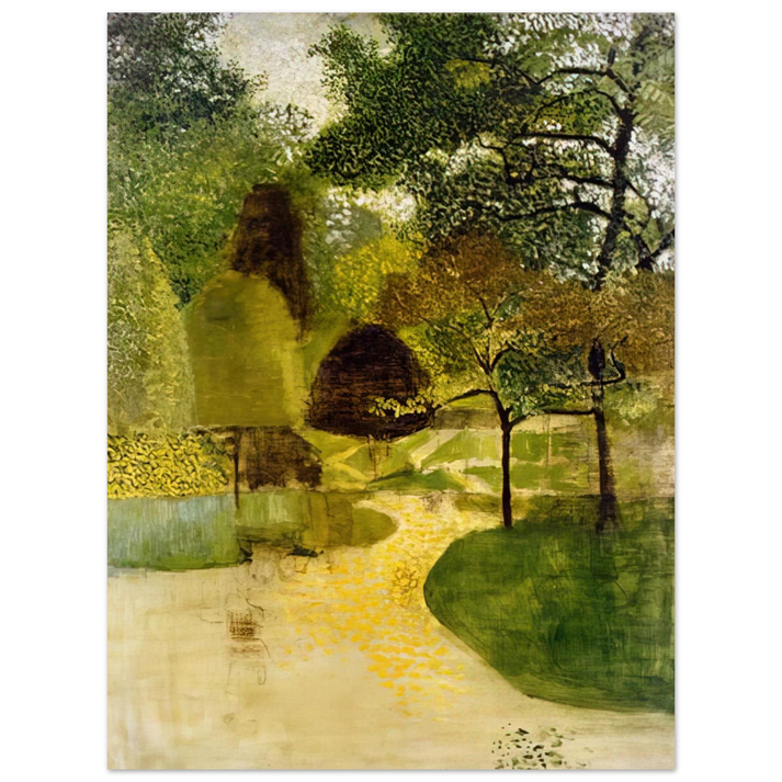 Victor Pasmore - THE PARK 1947  75x100 cm / 30x40inches Fine Art Poster