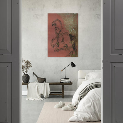Oxidation Painting - Andy Warhol Brushed Aluminum Print - 70x100 cm / 28x40 inches | Andy Warhol Aluminum Print | Andy Warhol Prints