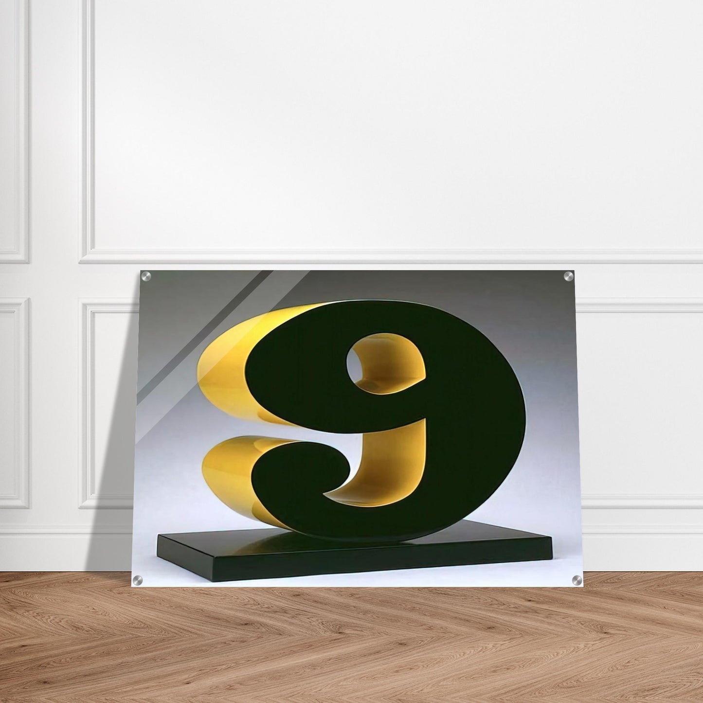 Nine - Robert Indiana Acrylic Print - 70x100 cm / 28x40″ inches
