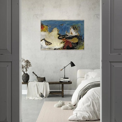 PAINTING I 1957 - Milton Resnick Brushed Aluminum Print - 70x100 cm / 28x40 inches | Milton Resnick Aluminum Print | Milton Resnick Prints