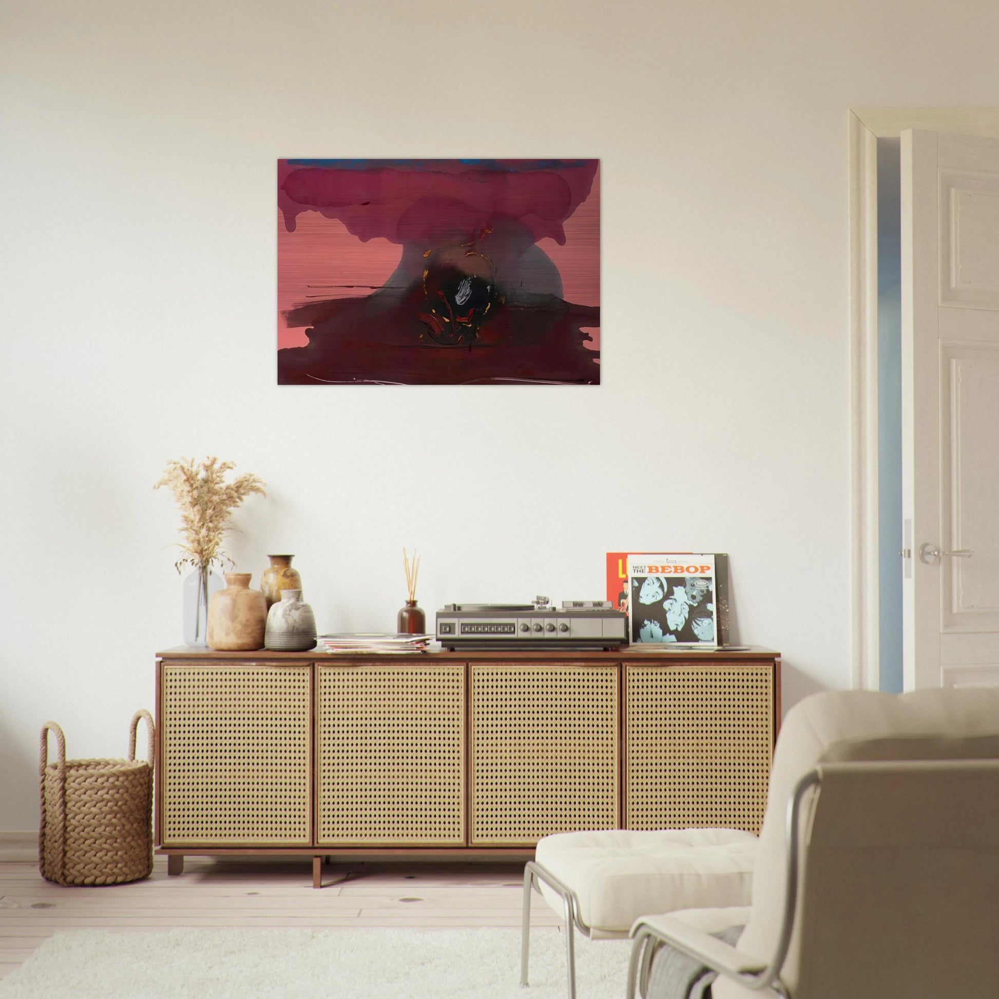 Harbinger - 1986 - Helen Frankenthaler Brushed Aluminum Print - 70x100 cm / 28x40 inches | Helen Frankenthaler Aluminum Print | Helen Frankenthaler Prints