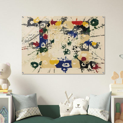 Untitled  SF143S  - Sam Francis Acrylic Print - 70x100 cm / 28x40″ inches