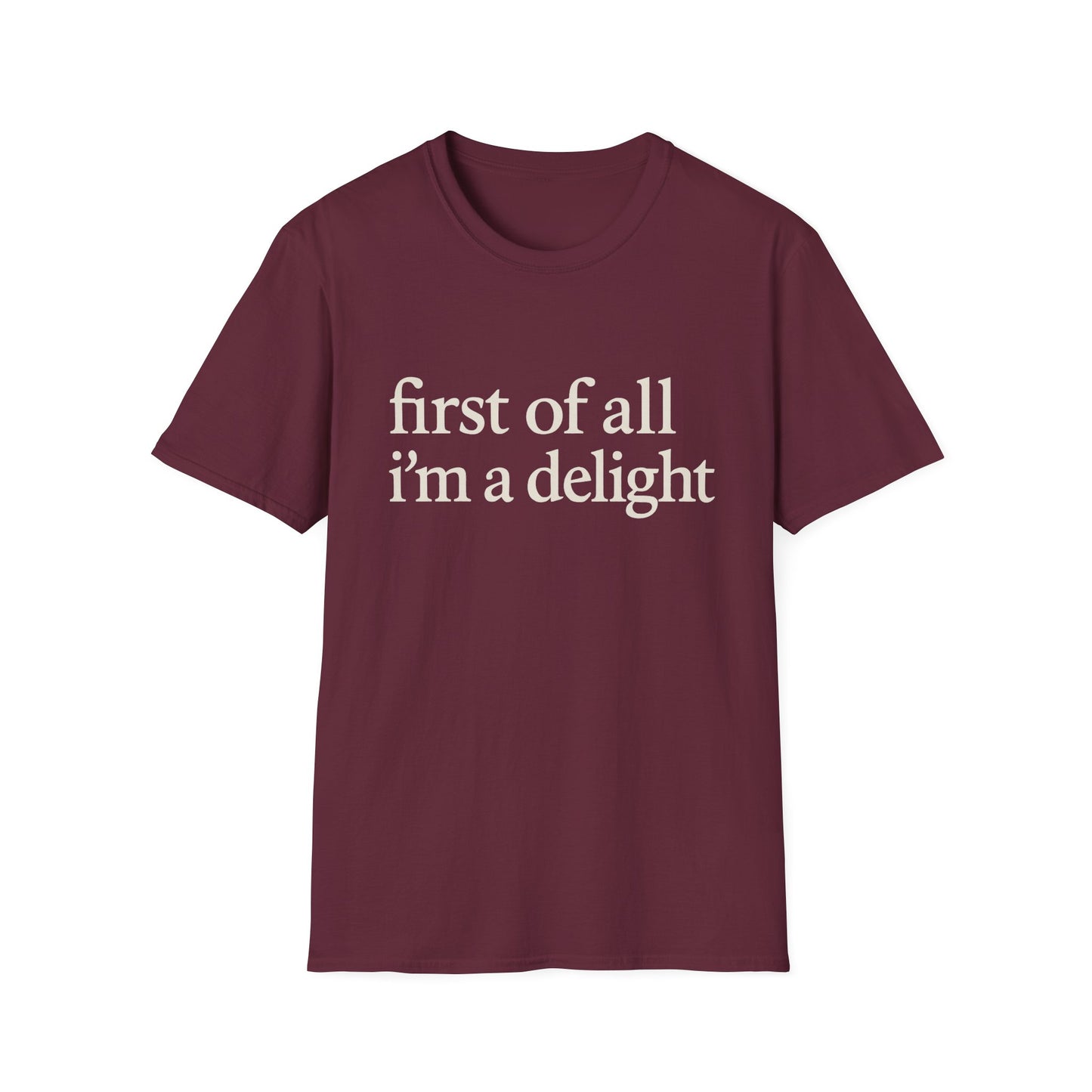 Allereerst ben ik een Leuke Shirt, Grappig Citaat T-shirt voor Vrouwen, Sassy Zegging Trui, Geestig Grafisch Cadeau voor Beste Vriendin