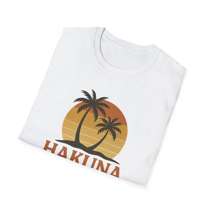 Hakuna Matata Retro Grafisch T-shirt, Geen Zorgen Positieve Vibe Shirt, Vintage 90s Geïnspireerde T-shirt, Feel Good Quote Top, Unisex Cadeau