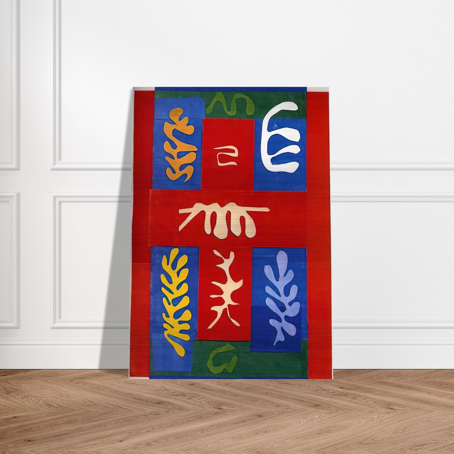 CUT OUTS 4 - Henri Matisse Brushed Aluminum Print - 70x100 cm / 28x40 inches | Henri Matisse Aluminum Print | Henri Matisse Prints