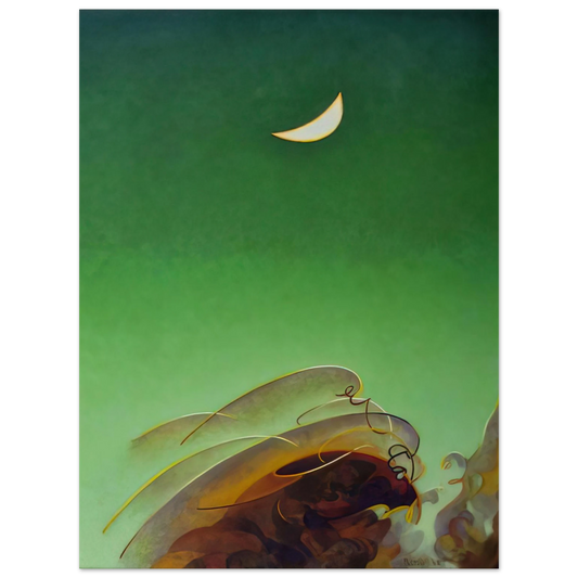 Agnes Lawrence Pelton - Spring Moon - 1942  75x100 cm / 30x40inches Fine Art Poster
