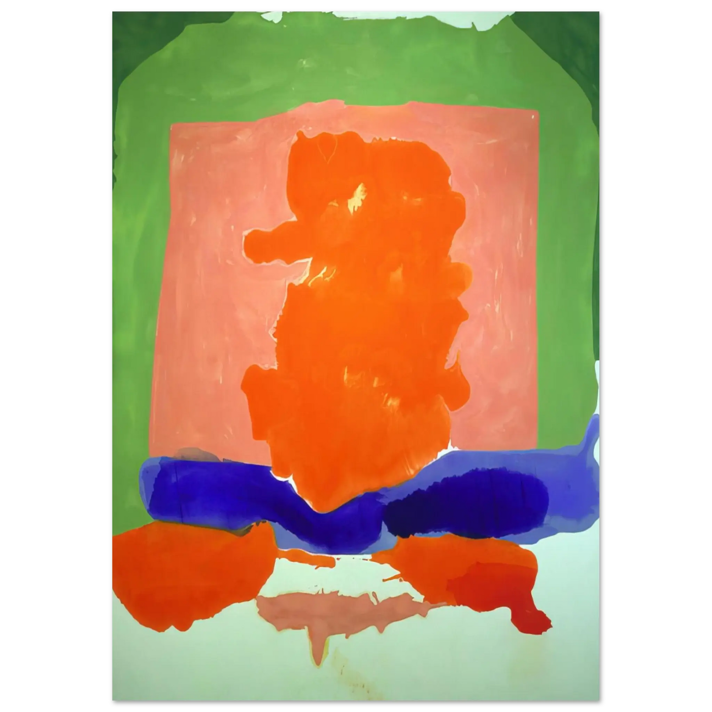 Helen Frankenthaler - Small s Paradise - 1964 Wall art - 70x100 cm / 28x40 Inches - Fine Art Poster - -