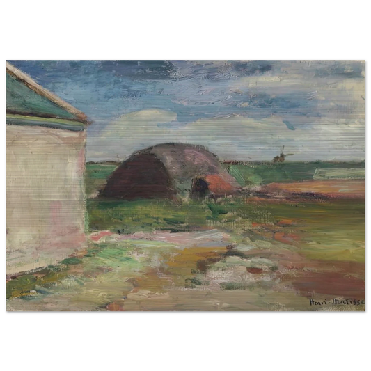 PAYSAGE DE BRETAGNE 1896 - Henri Matisse Brushed Aluminum Print - 70x100 cm / 28x40 inches | Henri Matisse Aluminum Print | Henri Matisse Prints