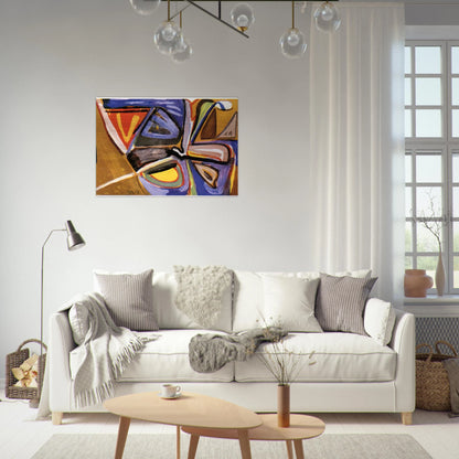 Le bonheur de Matisse - 1981 - Bram van Velde Brushed Aluminum Print - 70x100 cm / 28x40 inches | Bram van Velde Aluminum Print | Bram van Velde Prints