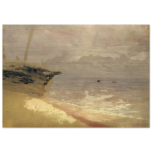 Sea. Gloomy Day - Arkhyp Kuindzhi Brushed Aluminum Print - 70x100 cm / 28x40 inches | Arkhyp Kuindzhi Aluminum Print | Arkhyp Kuindzhi Prints