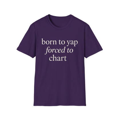 Geboren om te Blaffen Verplicht om Kaarten te Maken Shirt, Grappige Verpleegstersshirt voor Zorgmedewerkers, Medische Humor Cadeau voor Verpleegkundigen, Verpleegkundige T-shirt