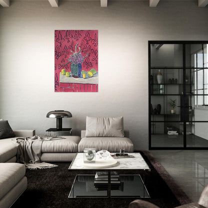STILL LIFE WITH LEMONS 1943 - Henri Matisse Brushed Aluminum Print - 70x100 cm / 28x40 inches | Henri Matisse Aluminum Print | Henri Matisse Prints
